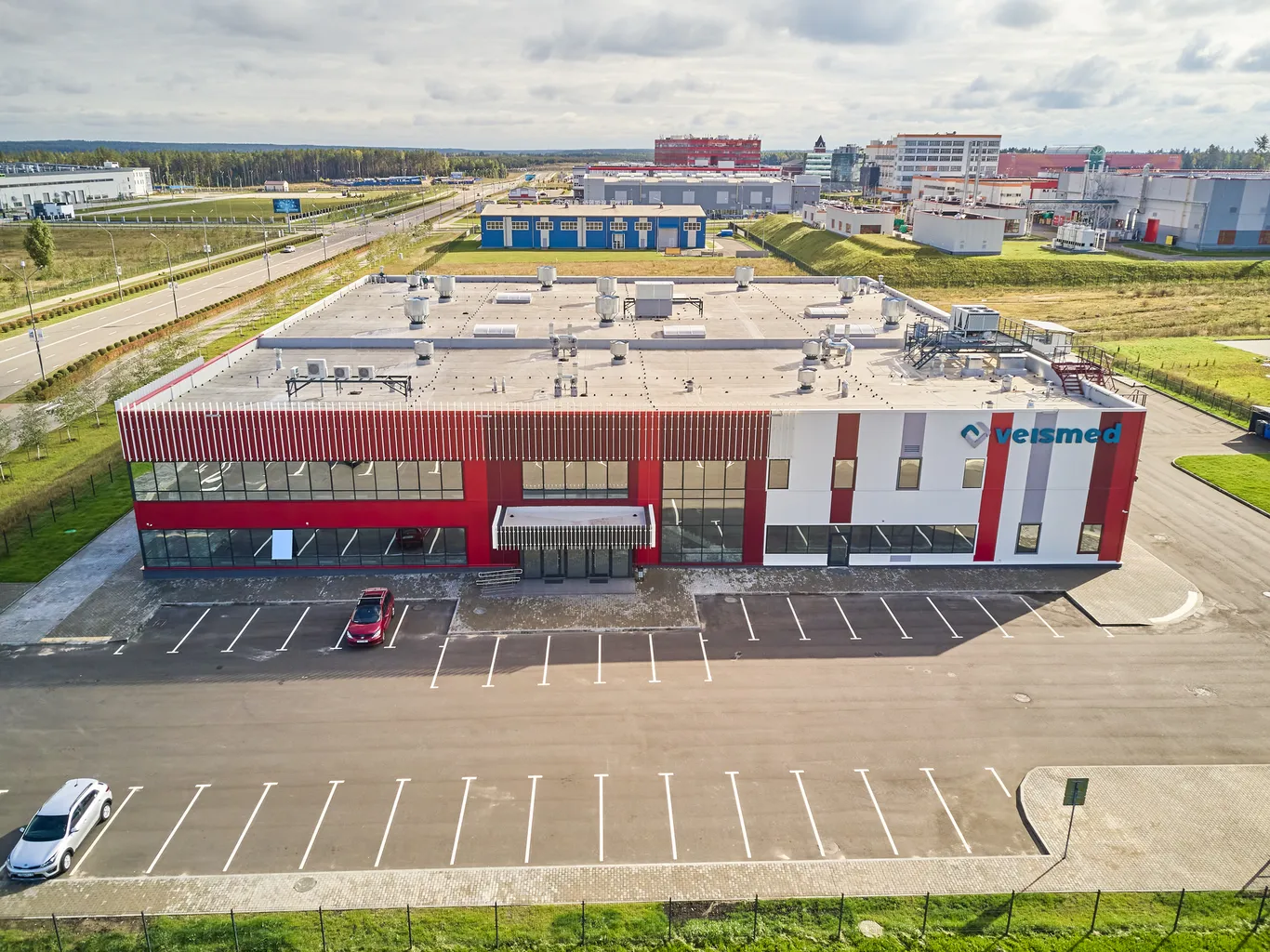 Монтаж каркаса, дрон Белстрой