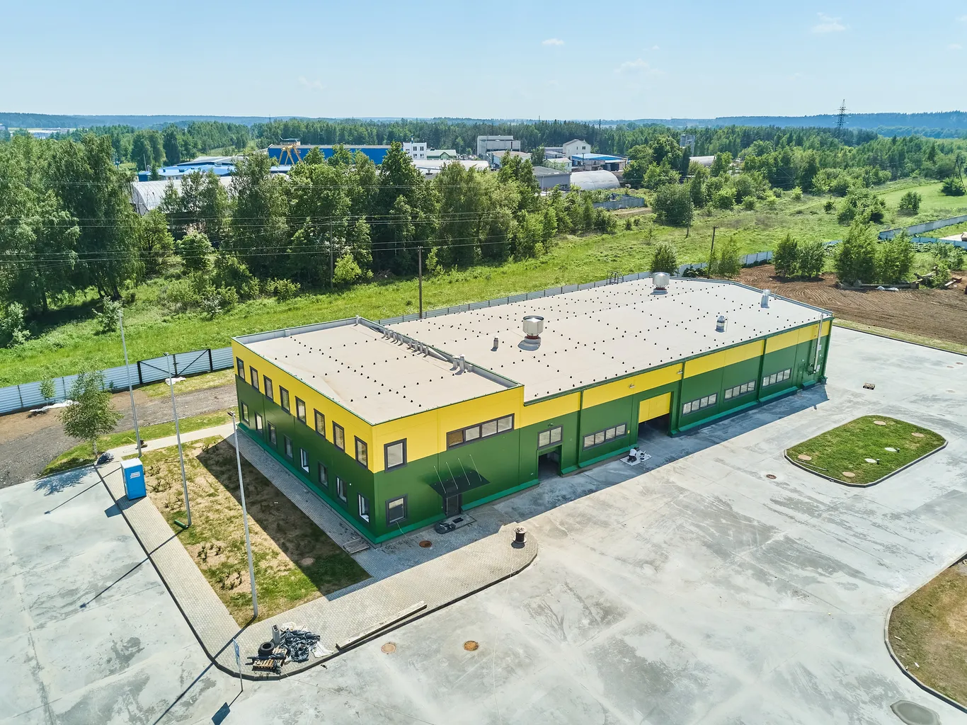 Аэросъемка терминала Агромаш
