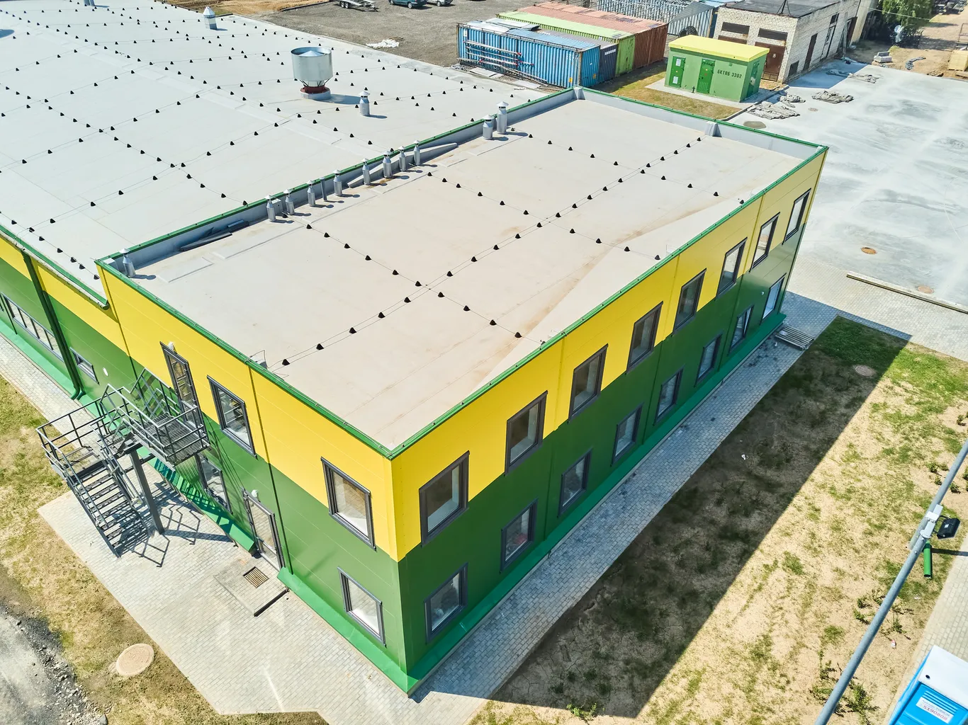 Кровля быстровозводимого склада
